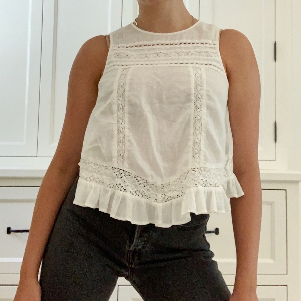 Free People Lace Blouse